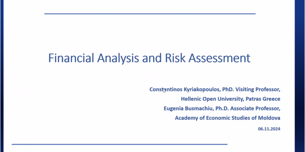 Гостьова лекція на тему «Financial Analysis and Risk Assessment»