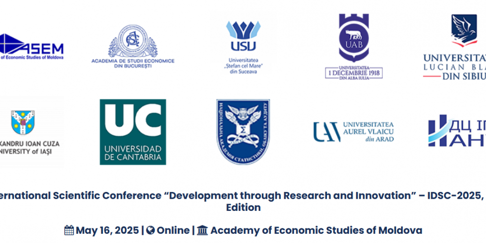Міжнародна наукова онлайн-конференція “DEVELOPMENT THROUGH RESEARCH AND INNOVATION” IDSC-2025 – «РОЗВИТОК ЗАВДЯКИ НАУЦІ ТА ІННОВАЦІЙ»