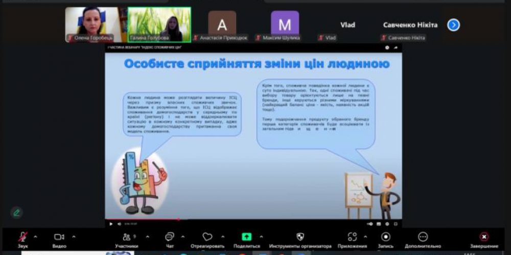 Перше засідання у новому навчальному році наукового студентського товариства “Аналітик” на кафедрі статистики та математичних методів в економіці