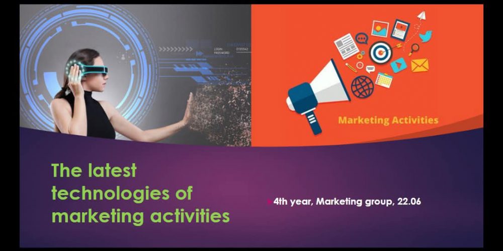 The Latest Technologies of Marketing Activities – практичне заняття у форматі міні-конференції