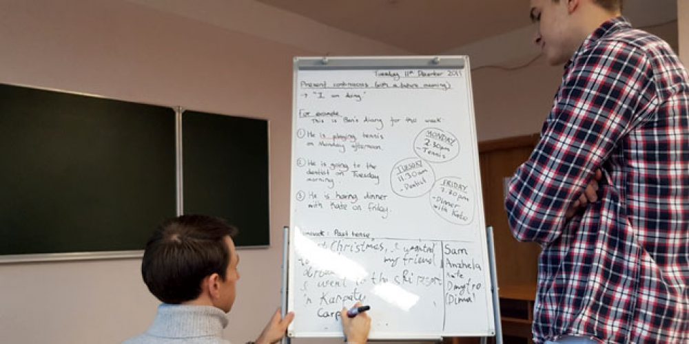 Intensive English Courses Began