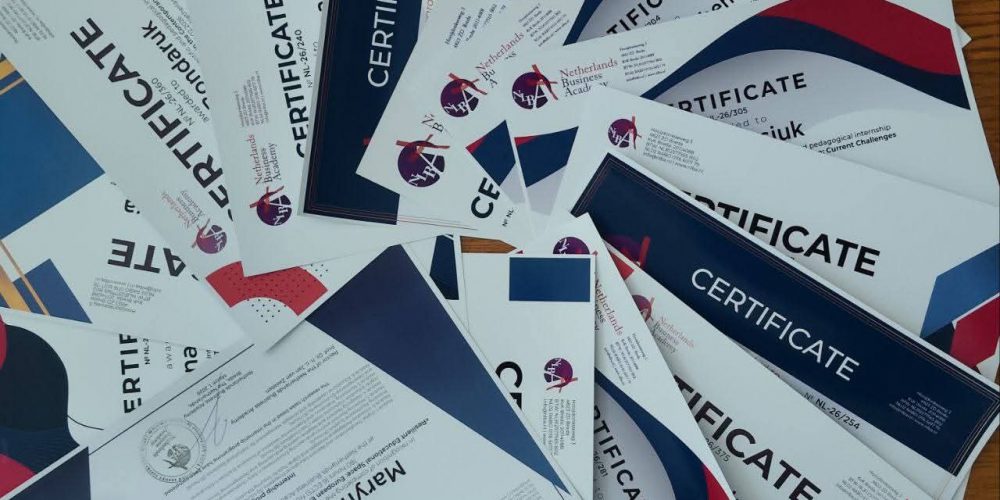 Міжнародне стажування, організоване Нідерландською бізнес-академією спільно з Україно-Американською асоціацією працівників вищої школи